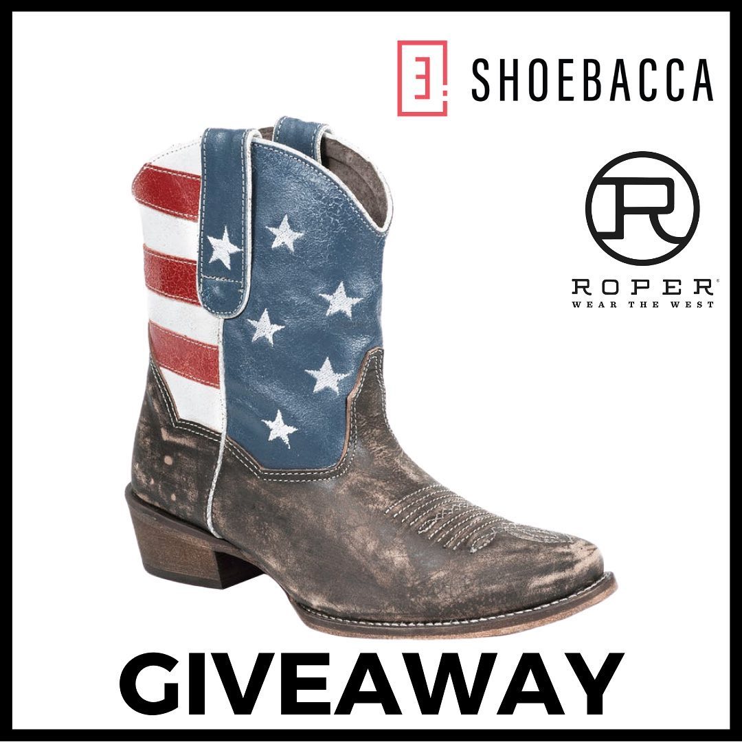 SHOEBACCA.COM - CLOSED... CLOSED 
GIVEAWAY ALERT!!! ENTER NOW!!! ▫️▫️▫️▫️▫️▫️▫️▫️▫️▫️▫️▫️▫️
A pair of Roper American Beauty Boots for You and Your Best Gal Pal!  One Lucky Winner. 
One person will rec...