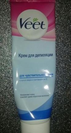 Крем для депиляции Veet для чувствительной кожи фото