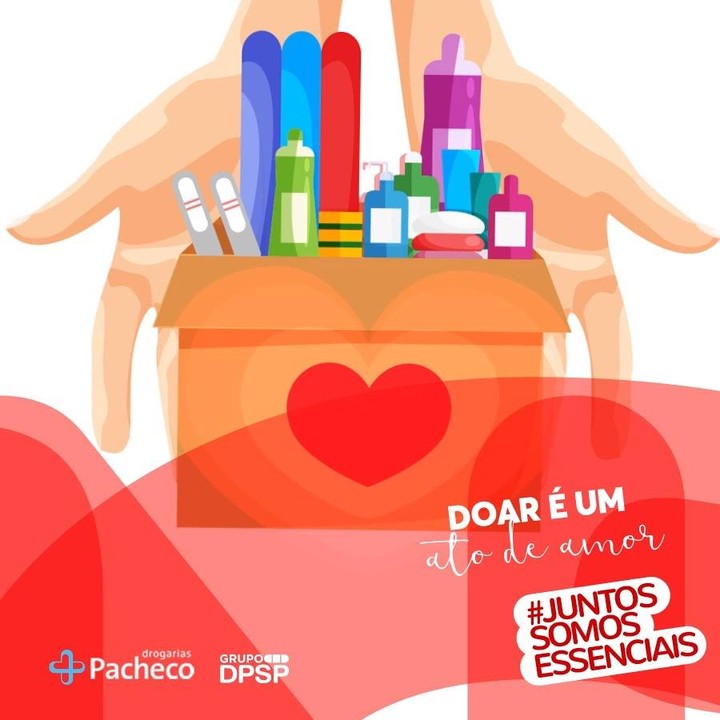 Drogarias Pacheco - Doar é um ato de amor. É nosso dever e responsabilidade. Por isso, o Grupo DPSP destinou R$ 1 milhão para a produção de testes junto à FioCruz, para apoiar projetos da CUFA e para...