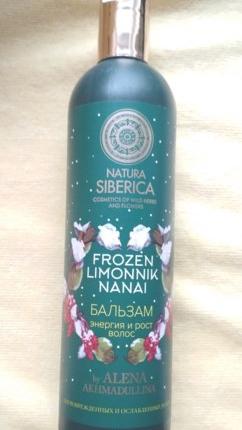 Отзыв о Бальзам-ополаскиватель Natura Siberica Frozen Limonnik. Бальзам Энергия и рост волос 400 мл от Ирина  - отзыв