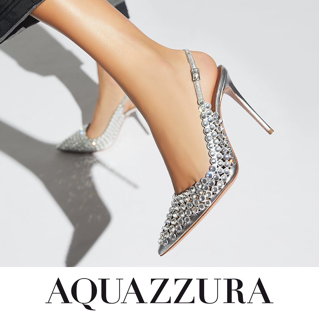 AQUAZZURA - Put your best foot forward wearing our Tequila Pump in glossy leather in shimmery silver. More colors available on www.aquazzura.com and in boutique. #AQUAZZURA #AQUAZZURAPumps