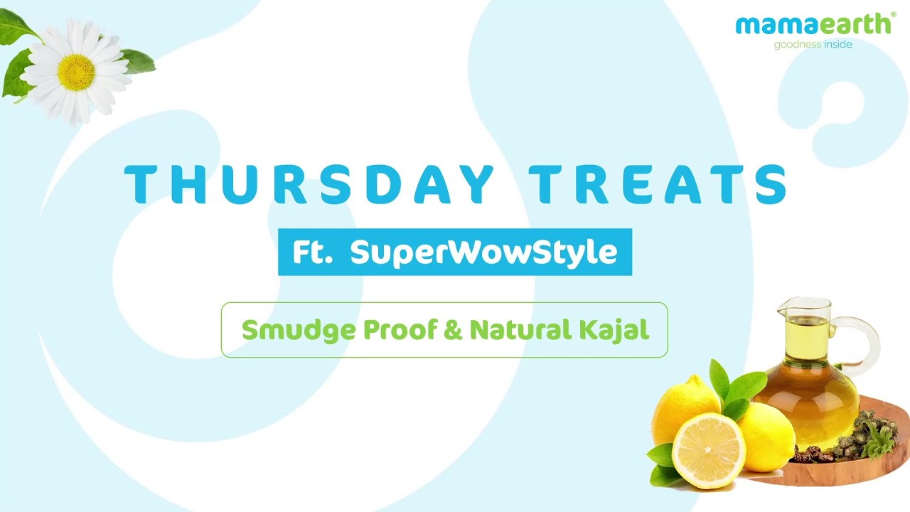 Long lasting, Smudge proof & Natural Kajal | Mamaearth Black Kajal #Thursdaytreats