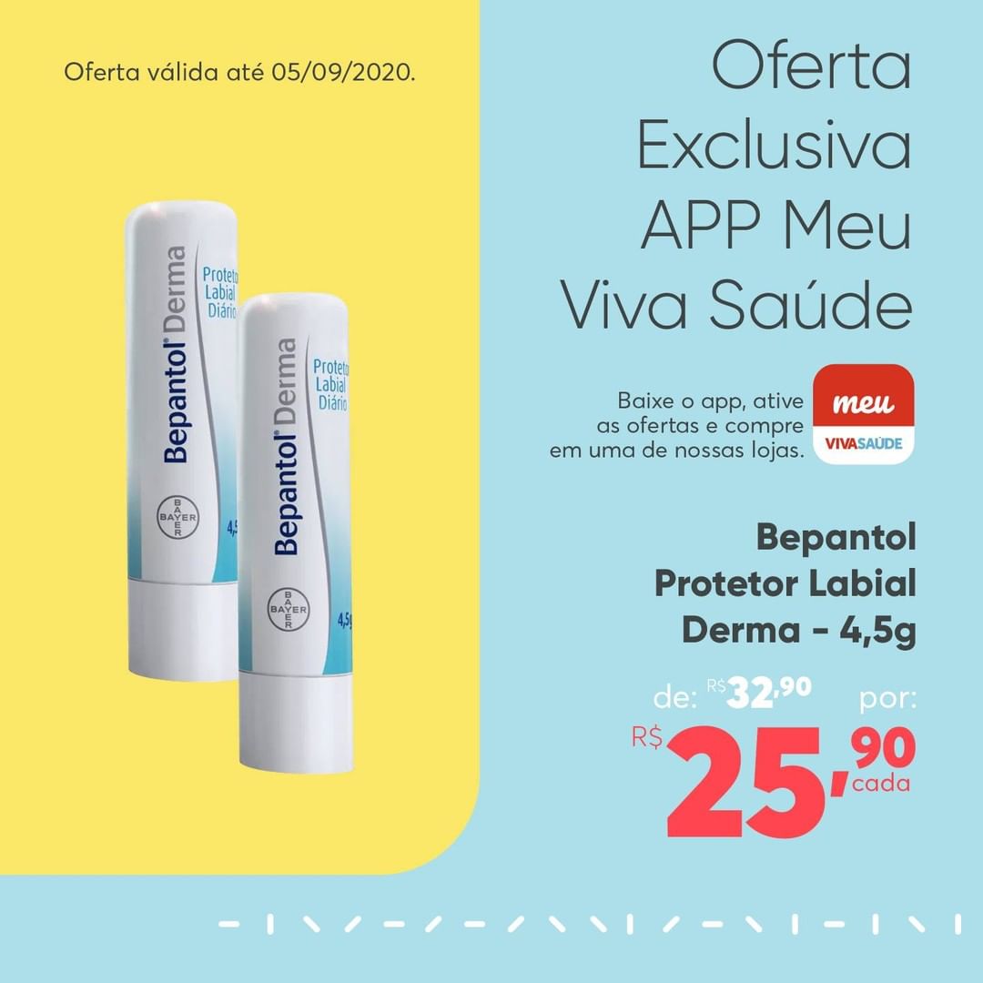 Drogarias Pacheco - Ofertas exclusivas no app Meu Viva Saúde válidas de 30/08 a 05/09. Link para download do app na bio.