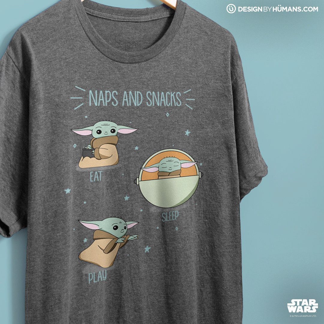 DesignByHümans - Naps, snacks, and conquering the world is all you need! Visit our entire Mandalorian collection by clicking the link in bio! 

#StarWars #TheMandalorian #TheChild #DBH #DesignbyHumans
