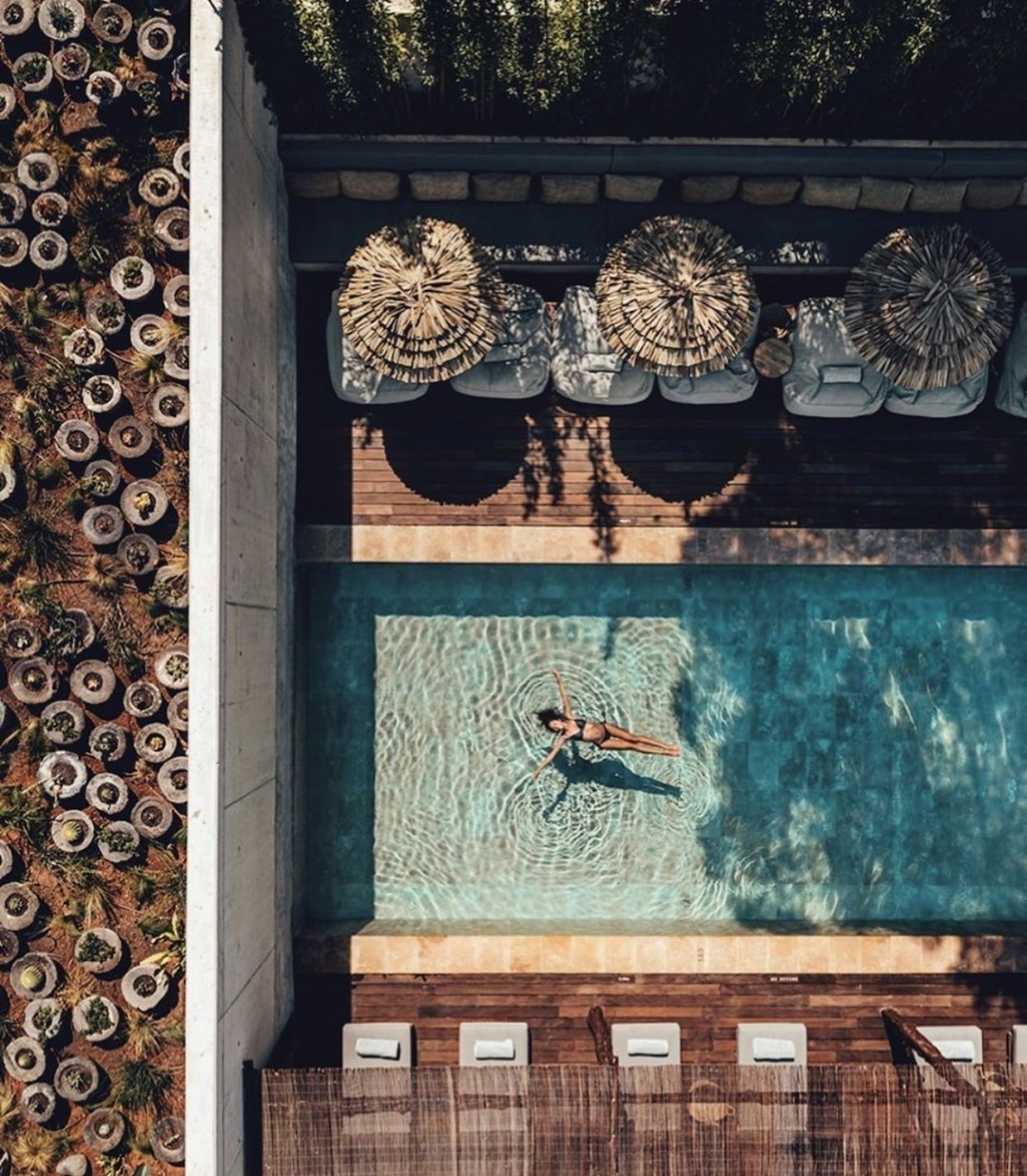 Charo Ruiz Ibiza - An amazing picture of @georg_roske taken from his visual diary of his work during his latest visit to Ibiza. #ibiza #ibiza2020 #pool #floating #wellness #georgroskephotography