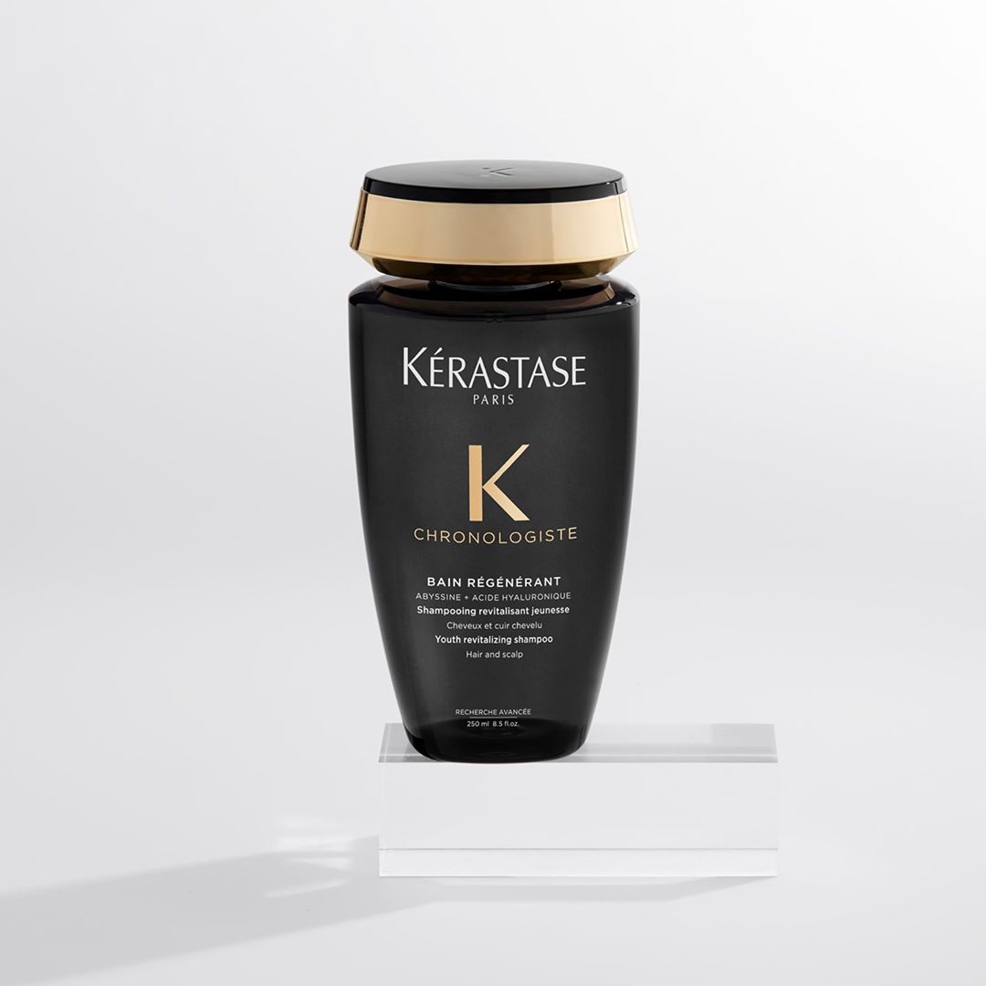 Kerastase - Introducing the new and improved #Chronologiste Bain Régénérant.

A youth revitalizing shampoo that gently removes impurities from the scalp and hair fiber. The ultimate luxury shampooi...