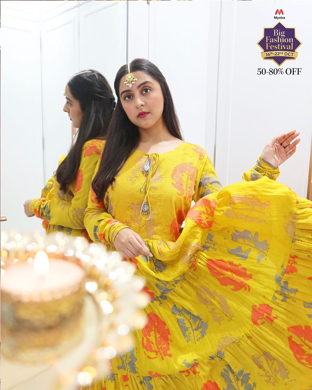 MYNTRA - India's Biggest Fashion Festival has arrived! 16th - 22nd Oct. @farheen_panjwani is ready for the Myntra Big Fashion Festival.
100% Fashion. Up To 80% Off.
Stay tuned.
https://bit.ly/3nkKK0t...