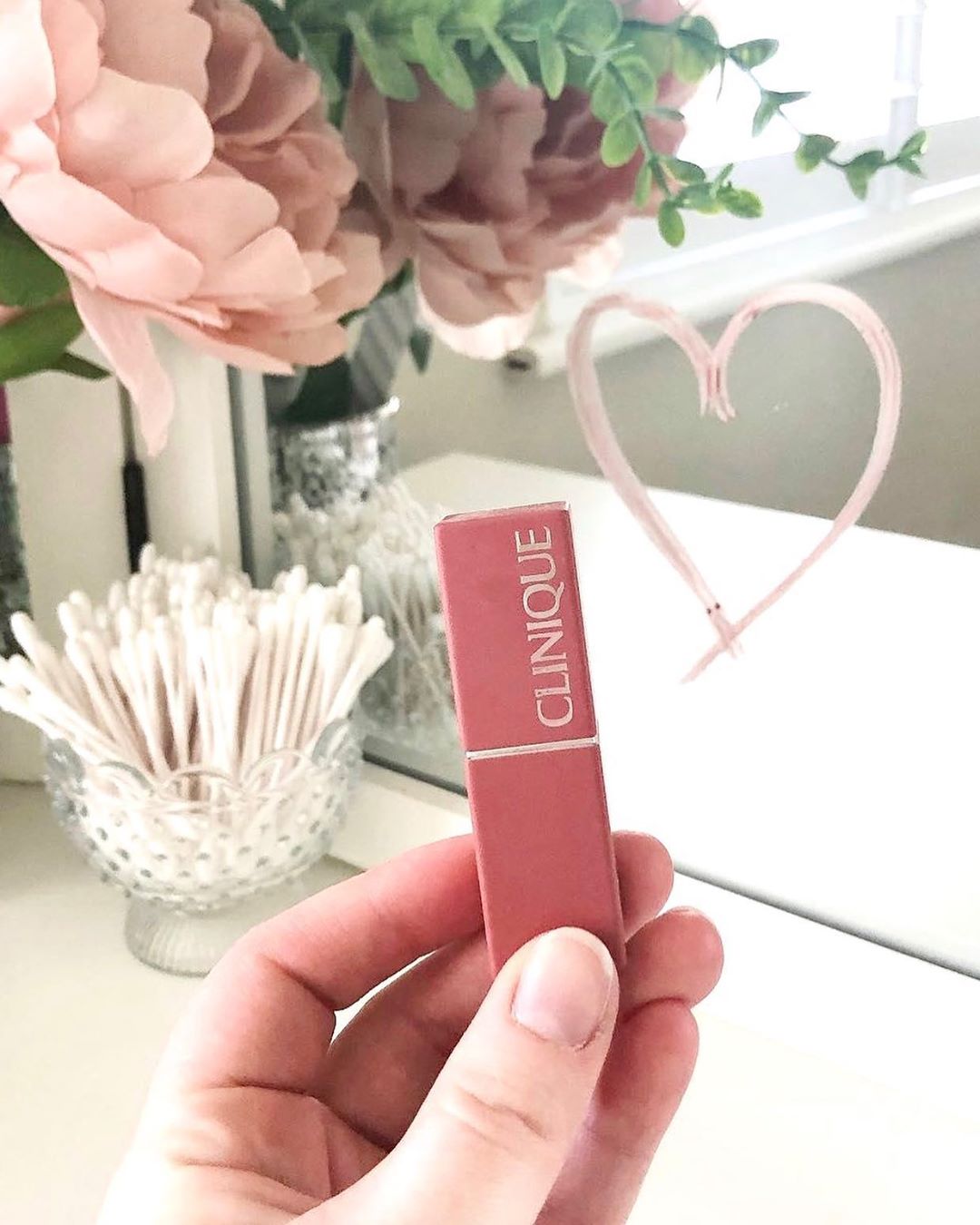 Clinique - #SeeAHeartSendAHeart by drawing a heart with your favorite lipstick + post it to Instagram to show support for those on the front lines. Tag @clinique with #SeeAHeartSendAHeart as a thank y...