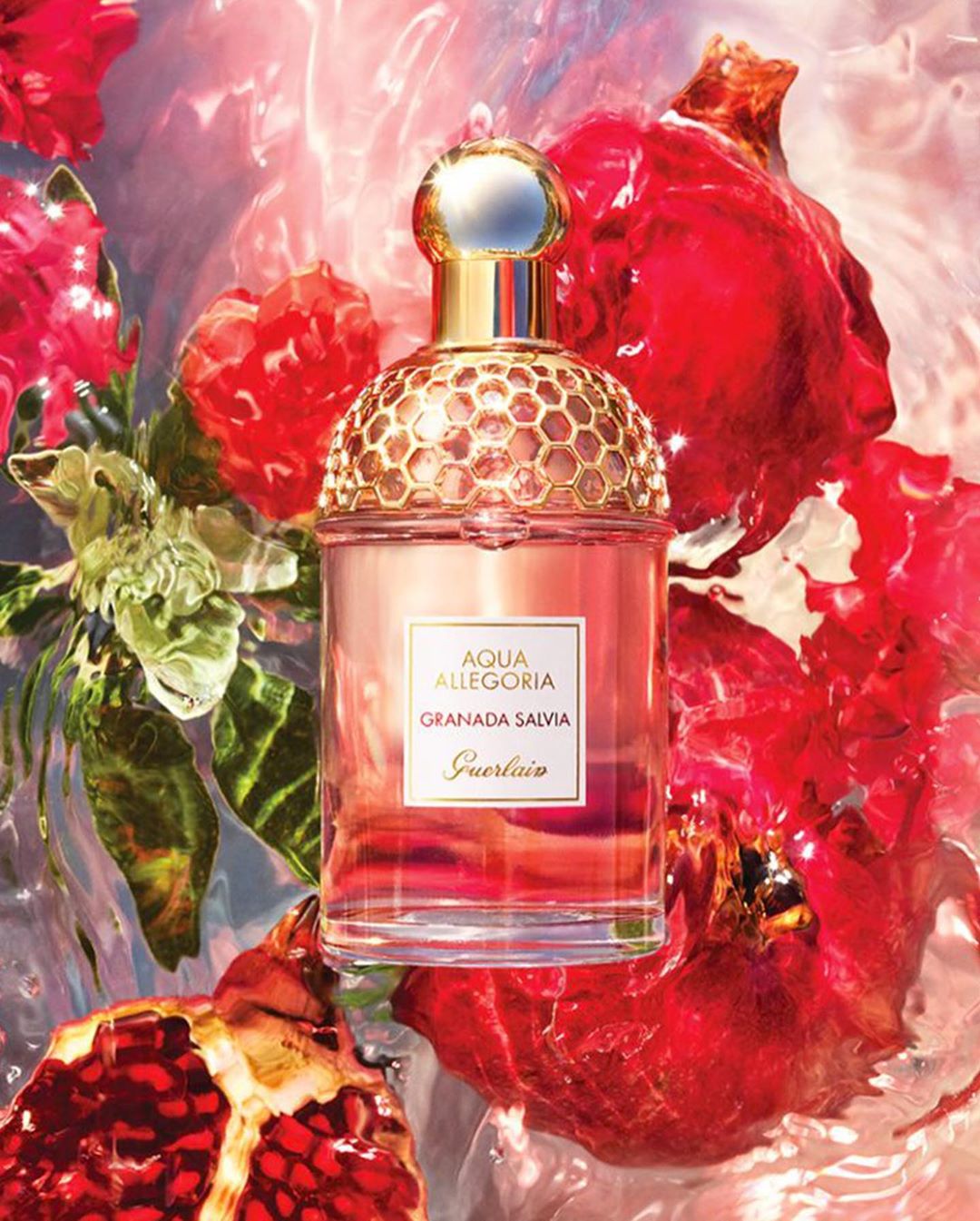 Guerlain - Introducing Granada Salvia, the newest addition to the Aqua Allegoria collection, joyful by nature.

Vivid pomegranate and rich sage combine to create Granada Salvia, a sparkling fruity cit...