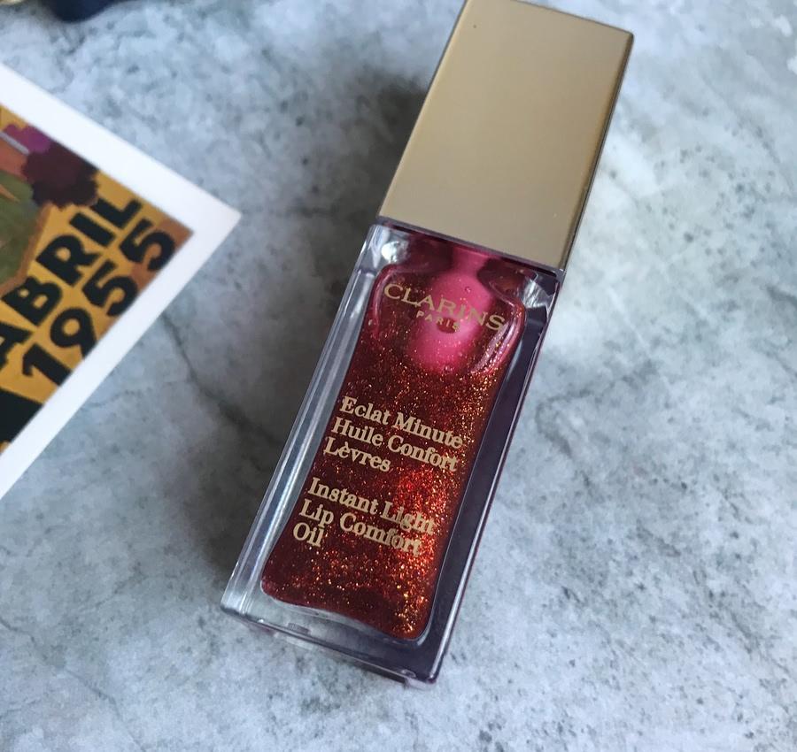 Clarins eclat minute lip comfort oil