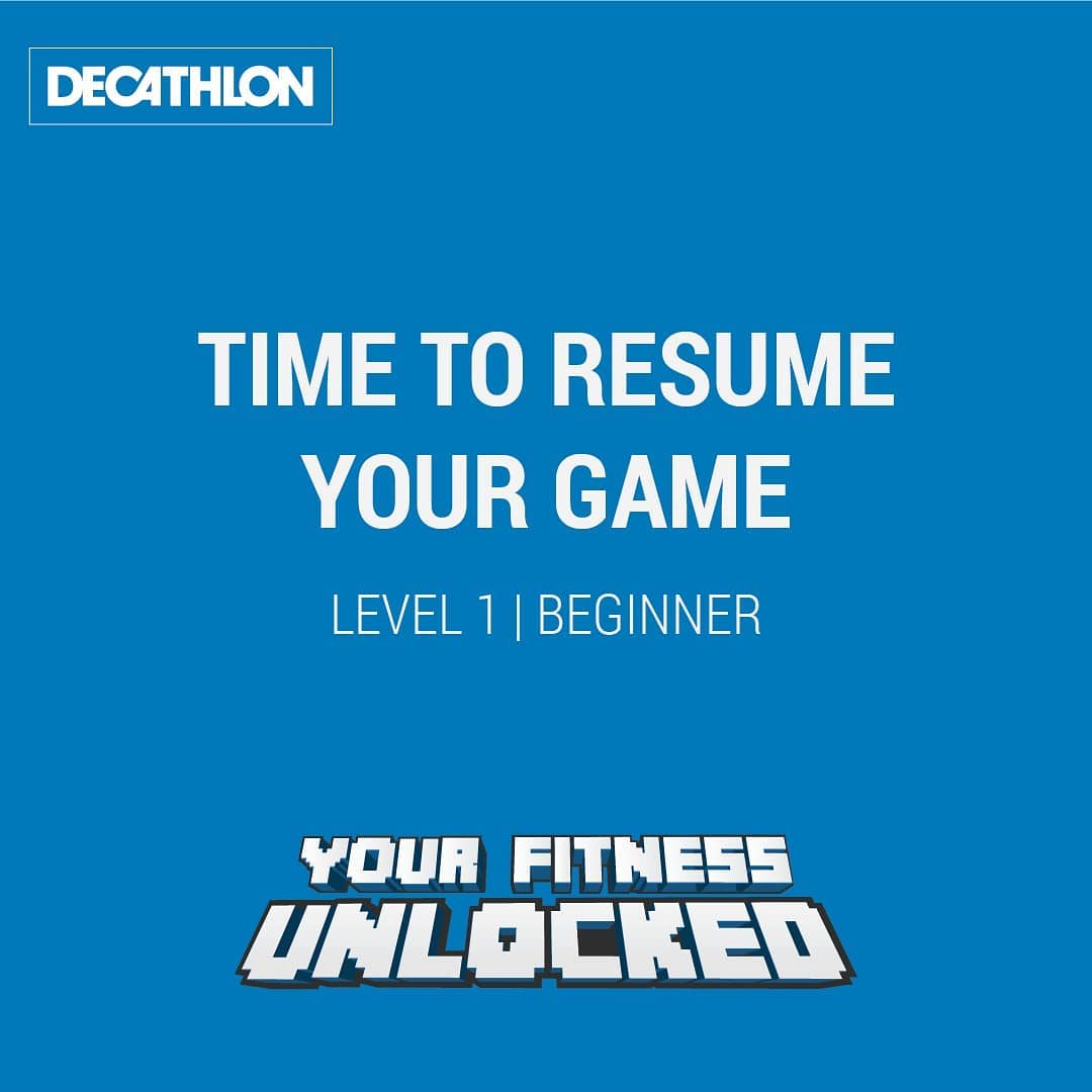 Decathlon Sports India - You've basked in PAUSE-itivity for too long. Time to resume and level up. Your game is waiting, come grab 'em on the Decathlon Shopping App or check out our website Decathlon....