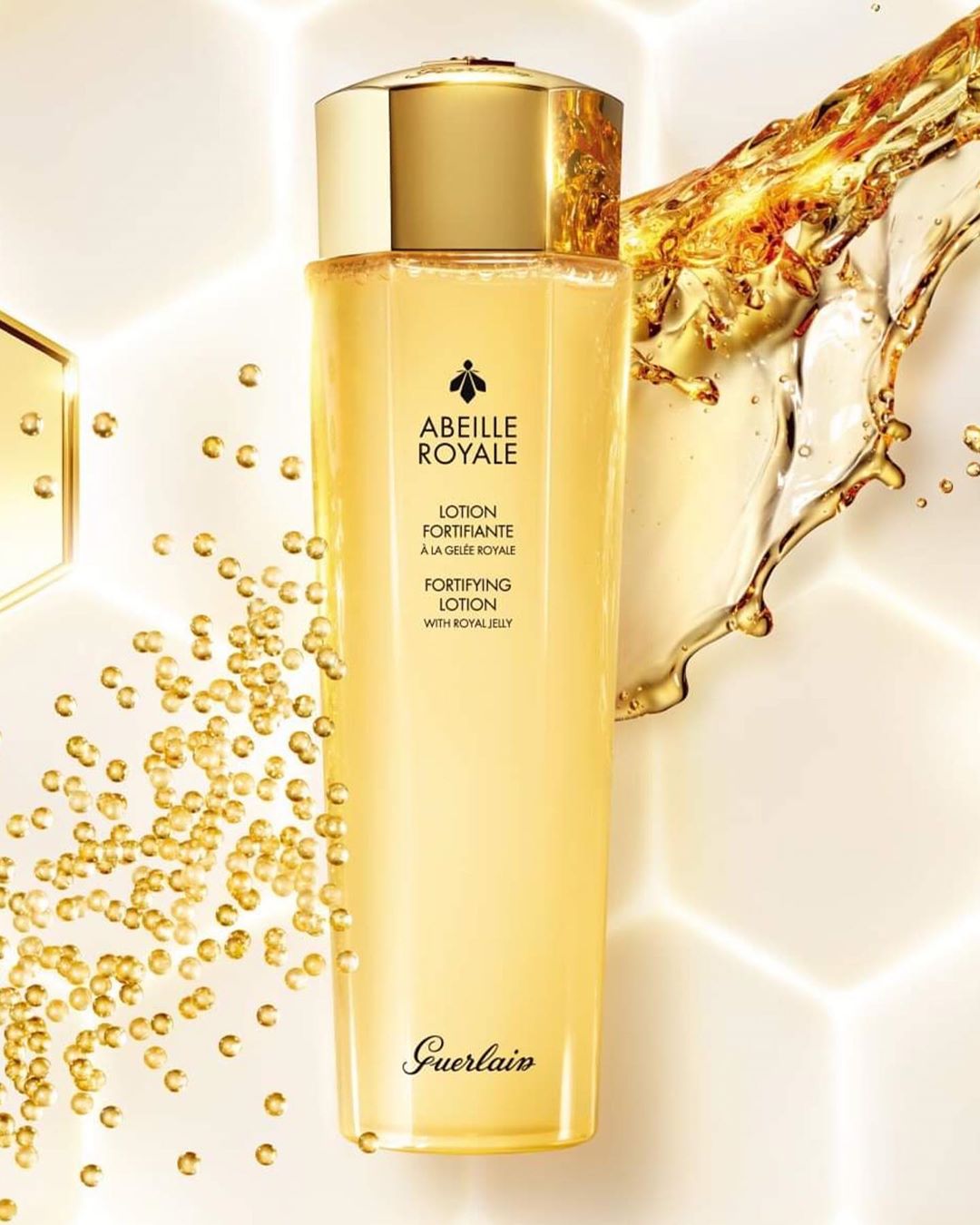 Guerlain - Begin your three-step Youth Repair Ritual with new Abeille Royale Fortifying Lotion, enriched with 25x more royal jelly.

Designed to be the first product in the Abeille Royale Youth Repair...