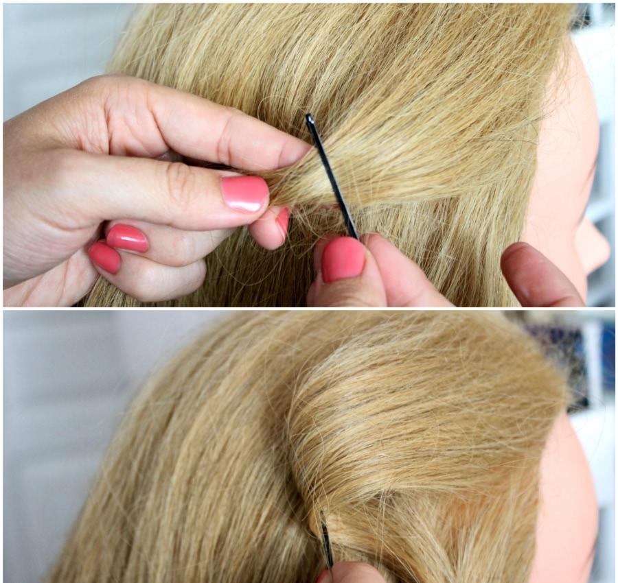 Как крепить спирали для волос