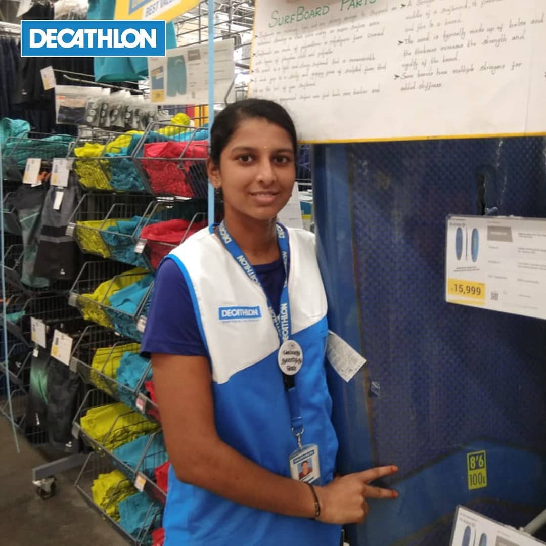 Decathlon Sports India - THE SURFER WHO CONQURED THE OCEAN OF STEREOTYPES. READ THE FULL STORY HERE 👇

I am Suganya, 25 years old, and I work at Decathlon OMR, Padur (Chennai). I’ve always loved playi...