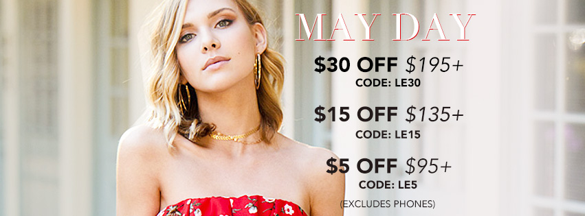 Mother's Day Free shipping on orders over $129