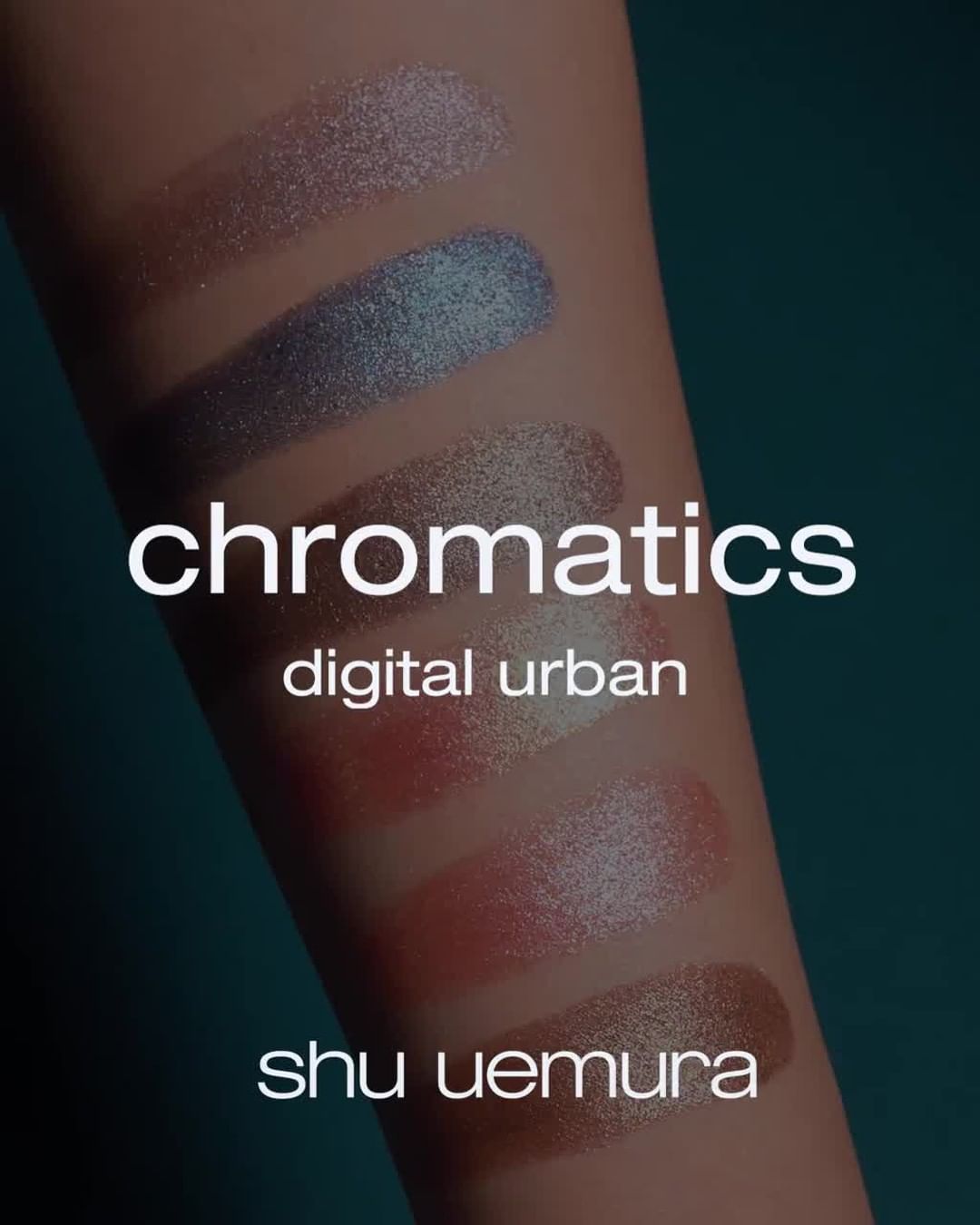 shu uemura - exclusive to chromatics digital palettes, the unique galaxy foil texture delivers a 3-dimensional, extra sparkle effect and a signature liquid-like feel.⁠
#shuuemura #shuartistry