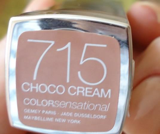 Неидеальный нюд: Губная помада Color Sensation №715 Choco Cream от Maybelline