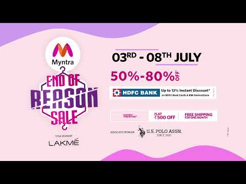 Myntra End Of Reason Sale | India's Biggest Fashion Sale Is Live | Best of Footwear