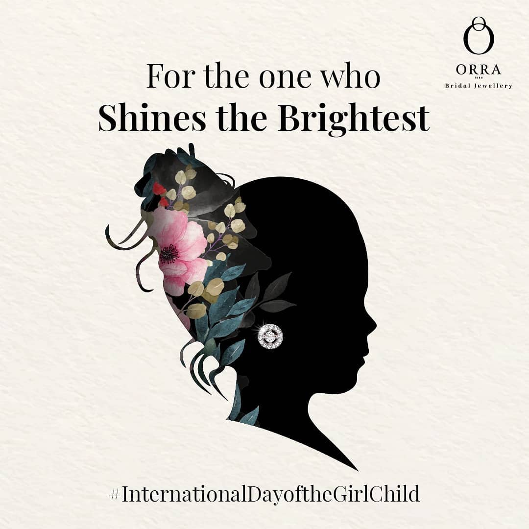 ORRA Jewellery - A miracle of the universe is a girl child.
Let's create an equal world where she lives her dreams! 

#InternationalGirlChildDay

#ORRA #internationalgirlchildday #Outshine