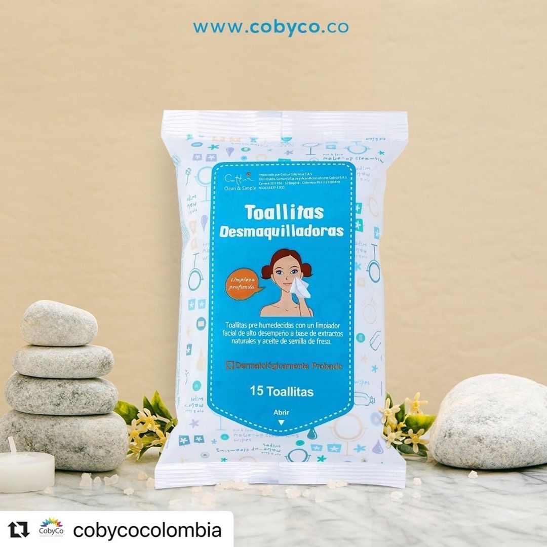 Cettua Colombia - #Repost @cobycocolombia with @make_repost
・・・
Limpia, hidrata y nutre la piel de tu rostro con las Toallitas Desmaquilladoras de Cettua.⁣
⁣
Gracias a la especial composición de sus f...