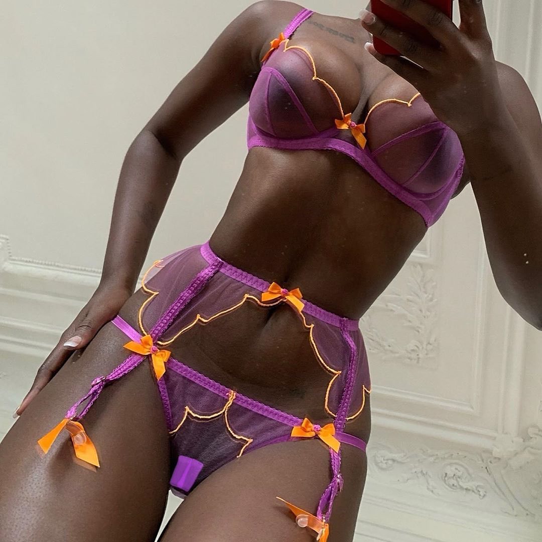 Agent Provocateur - Turn up the voltage with highly-charged summer brights. Lorna, in statement-making magenta, is ready to shop at a lower price in our seasonal sale. 

Worn by @gabriellanoire 
#Agen...