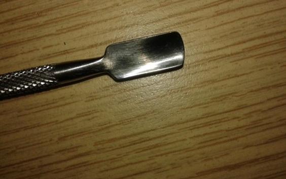 Отличная вещь для маникюра.+ФОТО - отзыв3 Пушер для кутикулы Buyincoins Nail Cuticle Pusher Spoon Cut Manicure Pedicure Remover фото