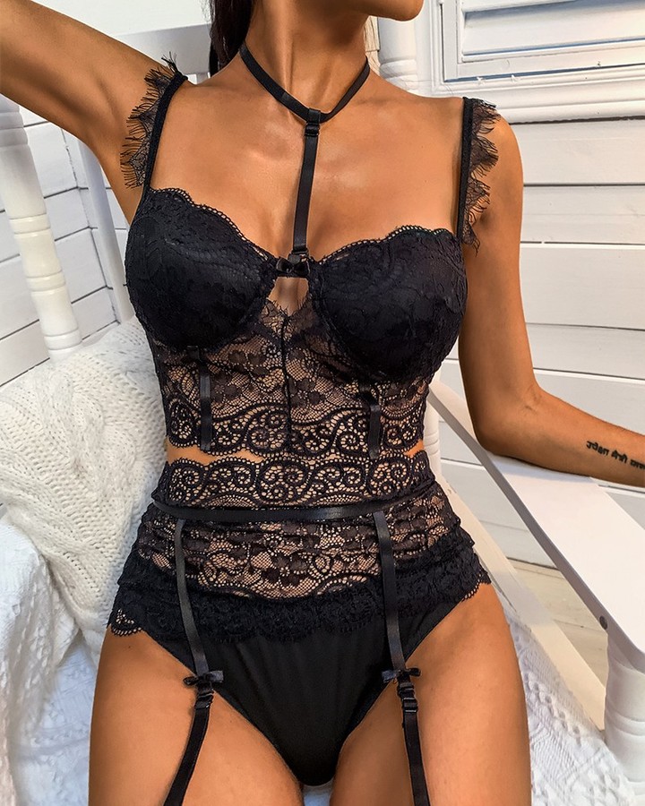 boutiquefeel_official - Cutout Lace Lingerie Bra Sets⁠
Click boutiquefeel.com to search YDF3993 for the specific price and size .⁠
 #sexylingerie #lace #bra