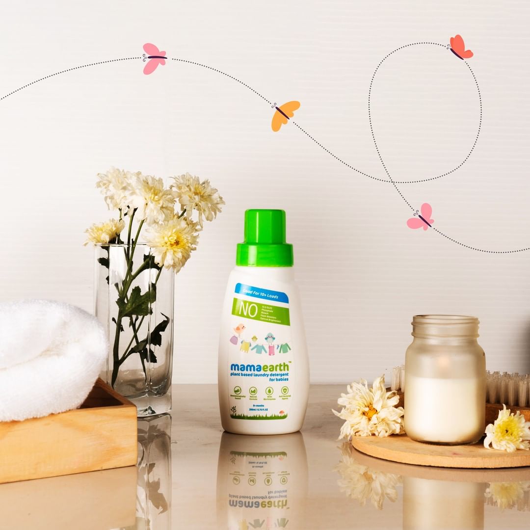 Mamaearth - Tough on stains and gentle for your baby!

Get rid of those stubborn stains from your baby’s clothes and sheets with Mamaearth Plant Based Laundry Detergent.

To shop our products, check l...
