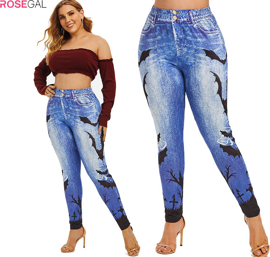 Rosegal - 👉Bio Link: 7.31-8.4  VIP DAY(15usd OFF 69usd, 25usd OFF 99usd)⁣
Plus Size Bat 3D Printed High Waisted Jeggings⁣
Search ID:469151405⁣
Price: $20.99⁣
Use Code: RGH20 to enjoy 18% off!⁣
#rosega...