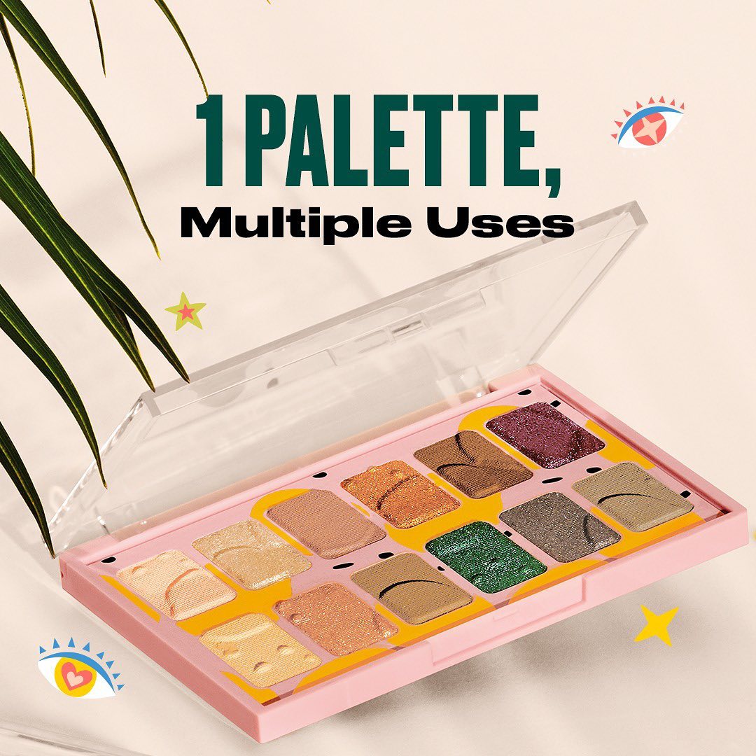 The Body Shop India - Who said an eyeshadow palette is only for the eyes? Defy the norms and get more out of your palette! With our Paint in Colour Eyeshadow Palette, achieve a complete look without u...