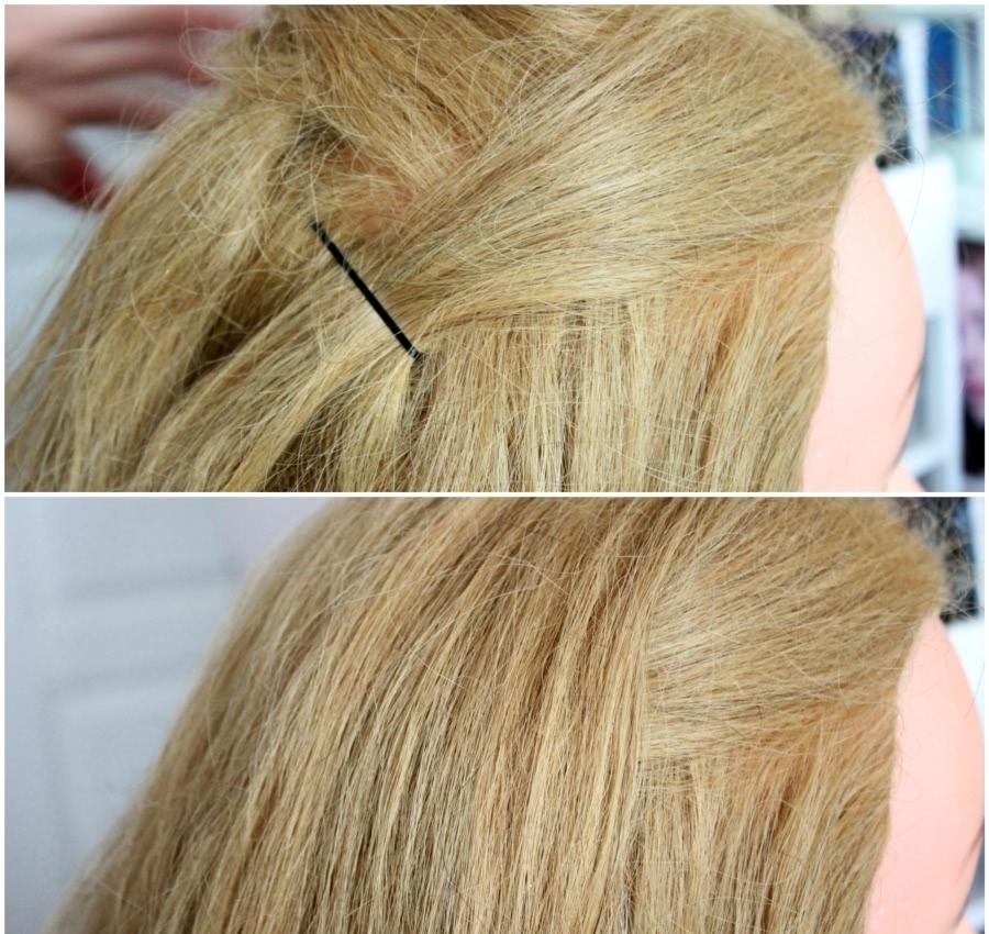 Как закрепить невидимку на волосах чтобы не выпадала