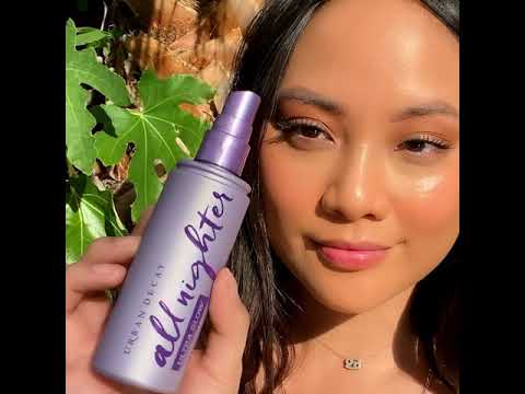 Urban Decay Ultra Glow All Nighter Setting Spray Tutorial