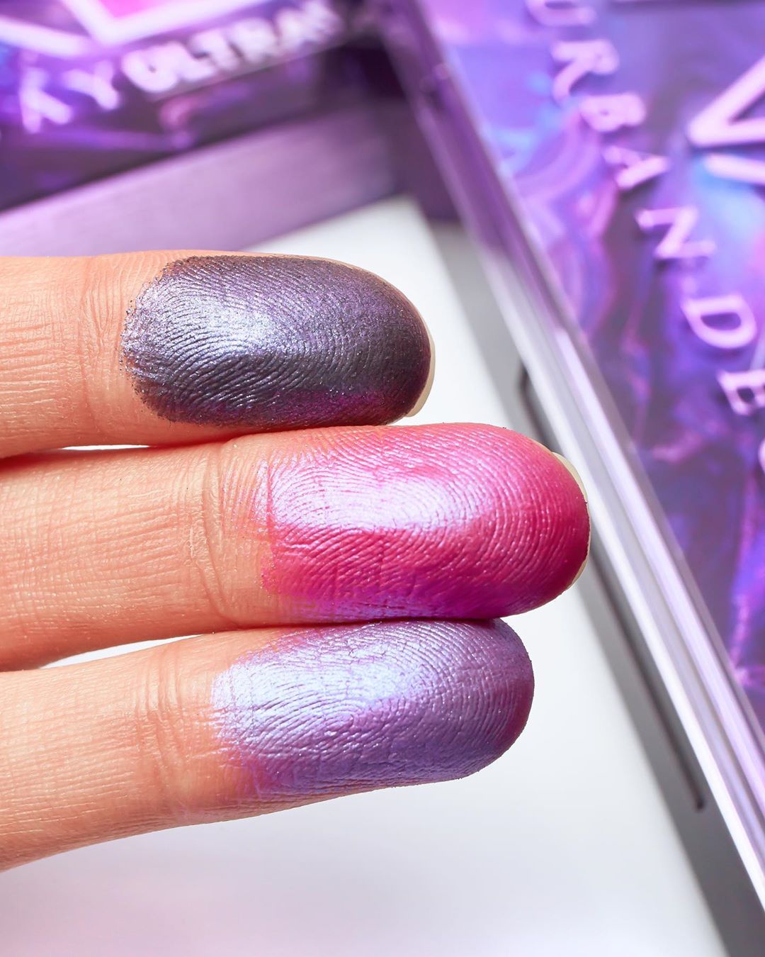 Urban Decay Cosmetics - Ready to play? Apply our ALL-NEW NAKED Ultraviolet Eyeshadow Palette with your fingertips ☝🏽, brush 🖌️ or wet 💦 —whatever you're in the mood for. Link in bio or tap to shop. 💜...