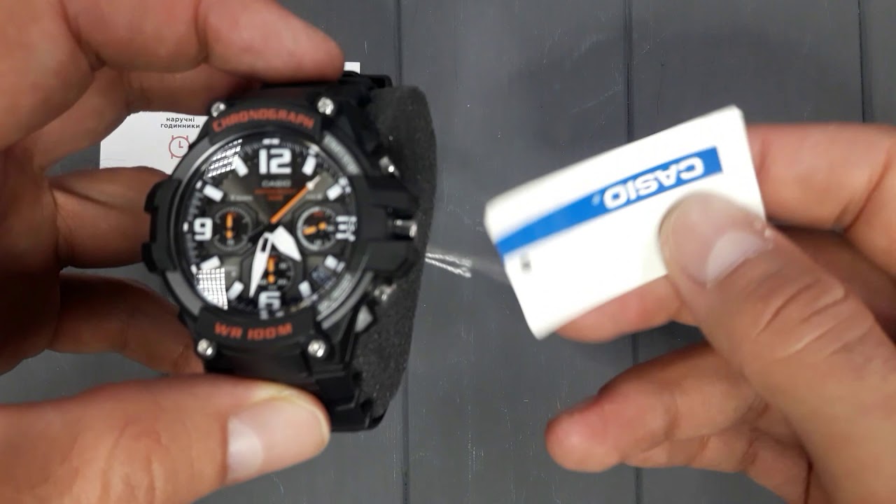 Распаковка: спортивные часы Casio MCW-100H-1AVEF. Мужские наручные часы Касио с Японии