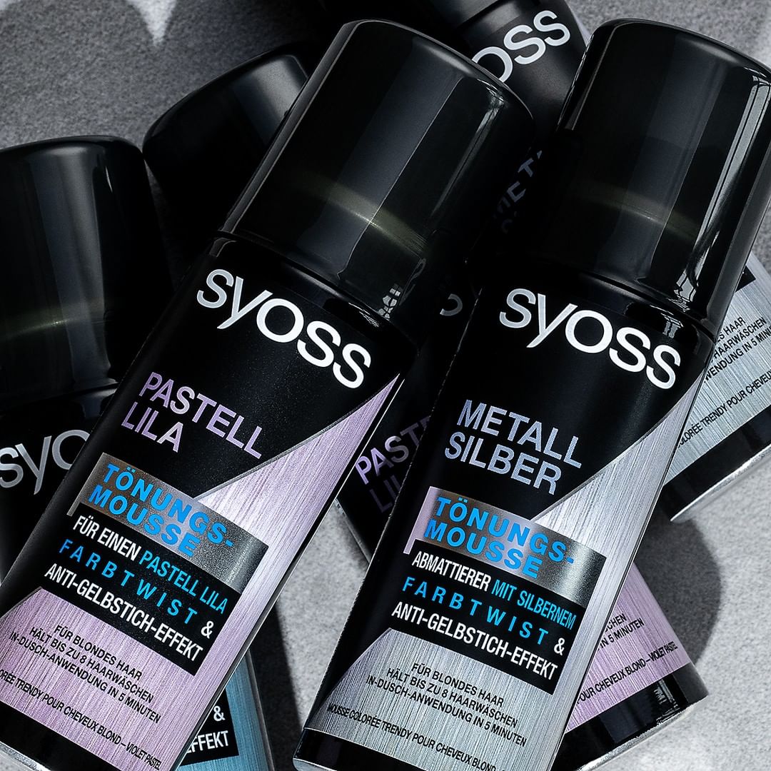 Syoss - ❄ Icy Silver 🦄 Silver Purple 💙 Steel Blue –
which one is for you? #Syoss Mousse Toner
Collection #getsyossed
.
.
.
#haircolor #moussetoner #hairmousse
#silverpruple #purplehair #silverhair
#bl...