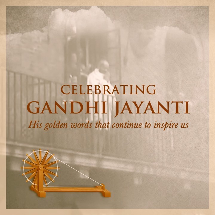Kama Ayurveda - Celebrating #GandhiJayanti: His words that stay with us forever & teachings that continue to inspire us!

#MahatmaGandhi #Bapu #FatherOfTheNation #KamaAyurveda