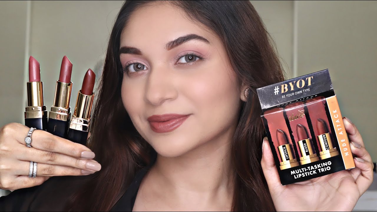 How to use #BYOT Lipstick Trio - Nude Attack