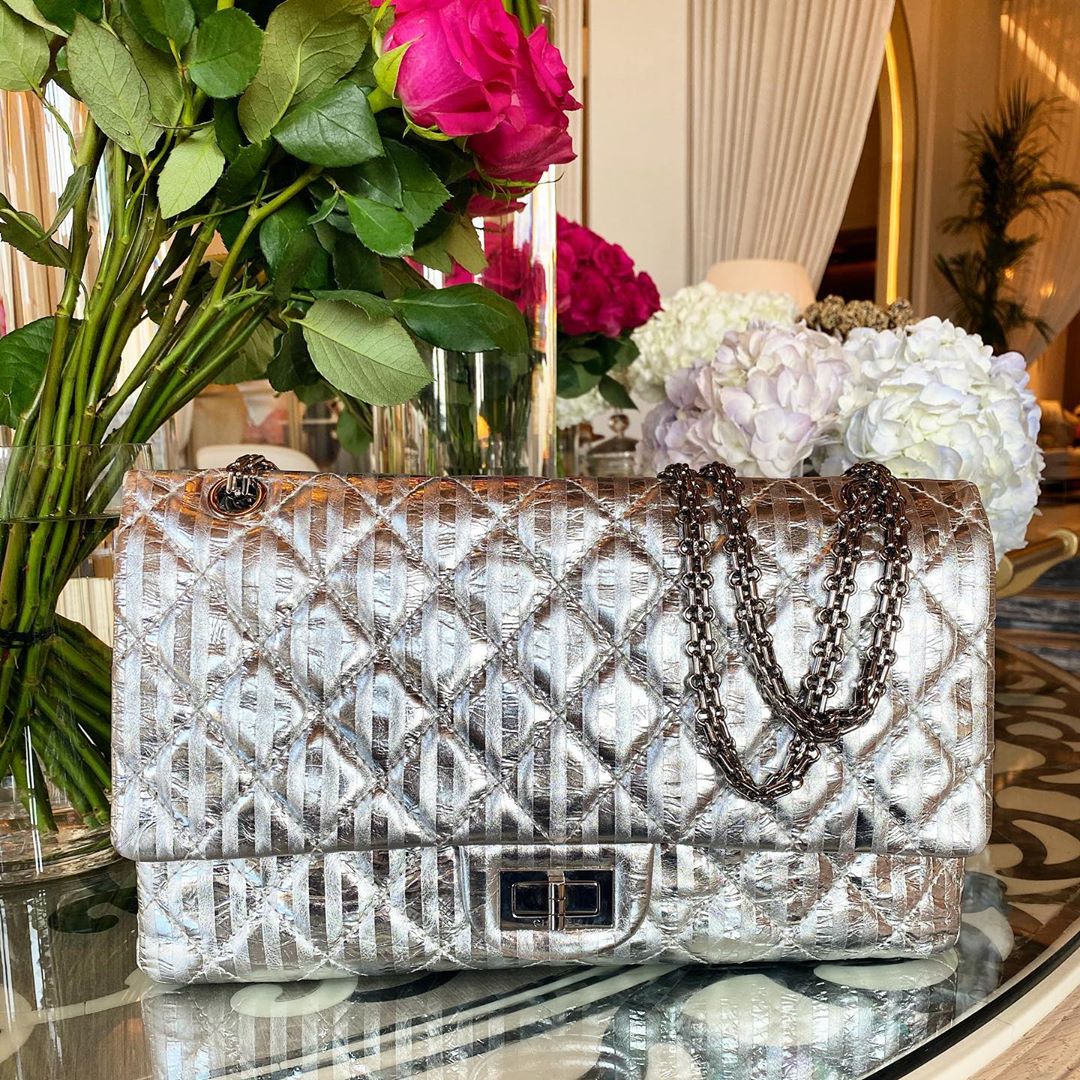 The Luxury Closet - Upgrade any outfit with this perfect metallic Chanel flap bag✨ Shop our editor’s picks on our website and app today #TheLuxuryCloset