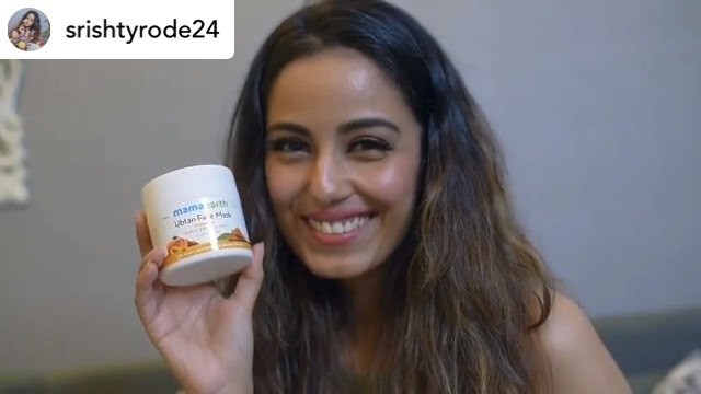 Mamaearth - #Repost
Look who has been pampering herself on #MaskUpSundays with the Mamaearth Ubtan Face Mask!
@srishtyrode24 is elated about finding the goodness of Ubtan for flawless skin. 

“making...