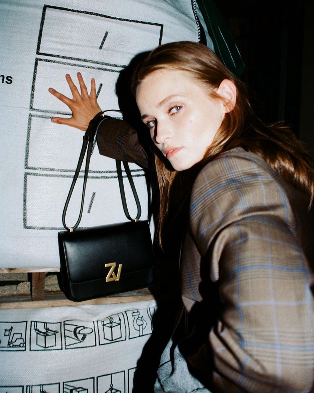 Zadig&Voltaire Officiel - Our muse @andnose wearing the new #ZVinitiale bag ! Do you like it ? Tap to shop it now 💥 #zadigetvoltaire