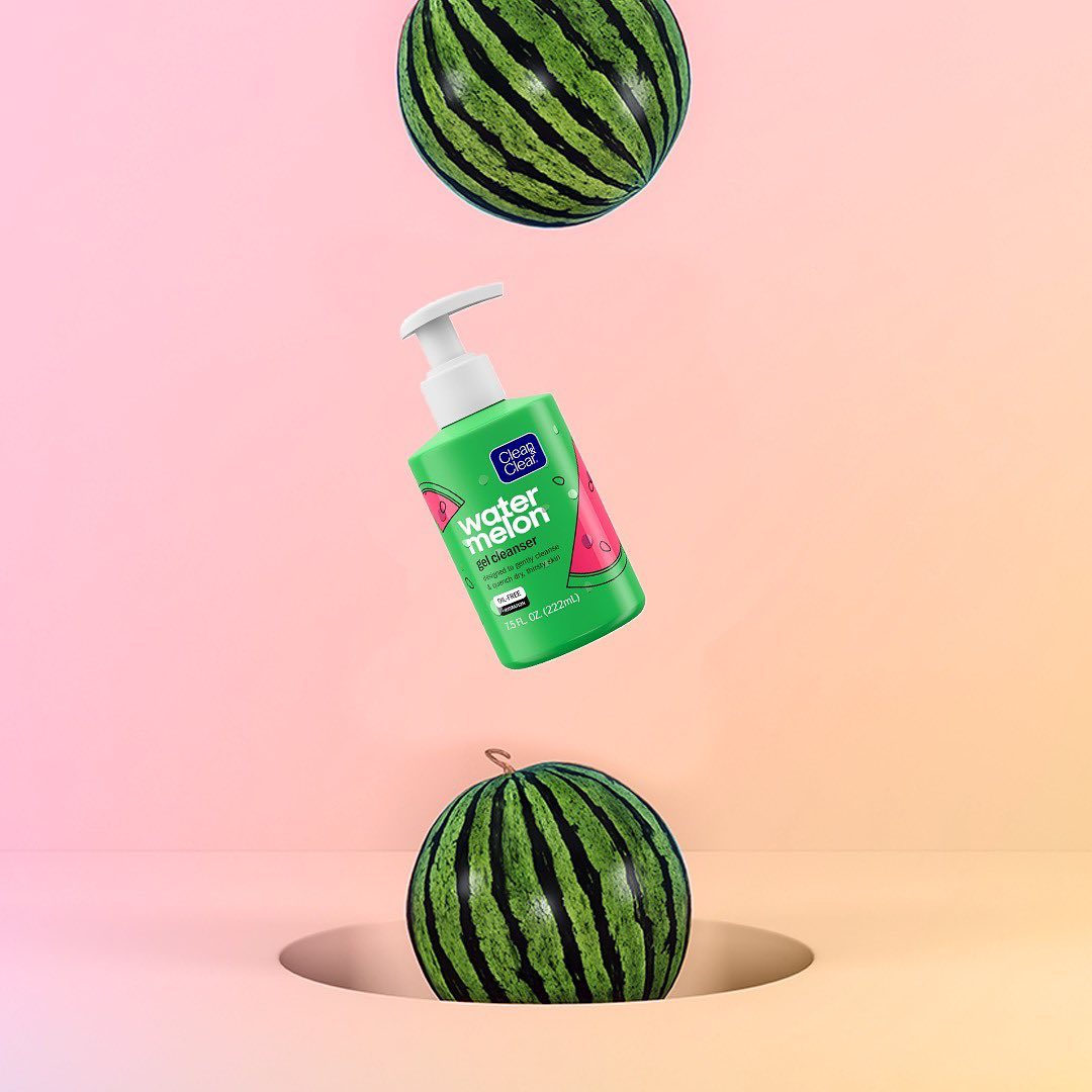 Clean & Clear - consider this news DROPPED: our Watermelon Gel Cleanser is officially here 🙌🍉