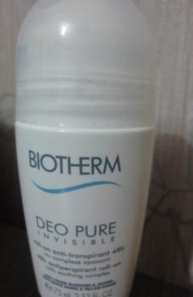 Отзыв о Дезодорант-антиперспирант Biotherm Deo Pure Invisible 48h от Ирина  - отзыв