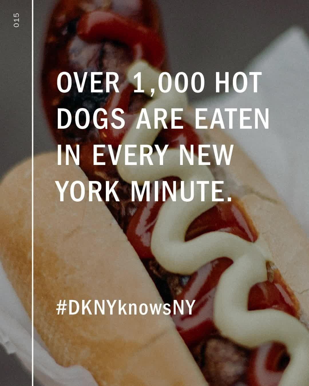 DKNY - The hot dog was invented in 1867 out of a pushcart on Coney Island. #DKNYknowsNY
_____
This week we’re sharing some of our favorite summer-themed NYC facts to celebrate what makes our incredibl...