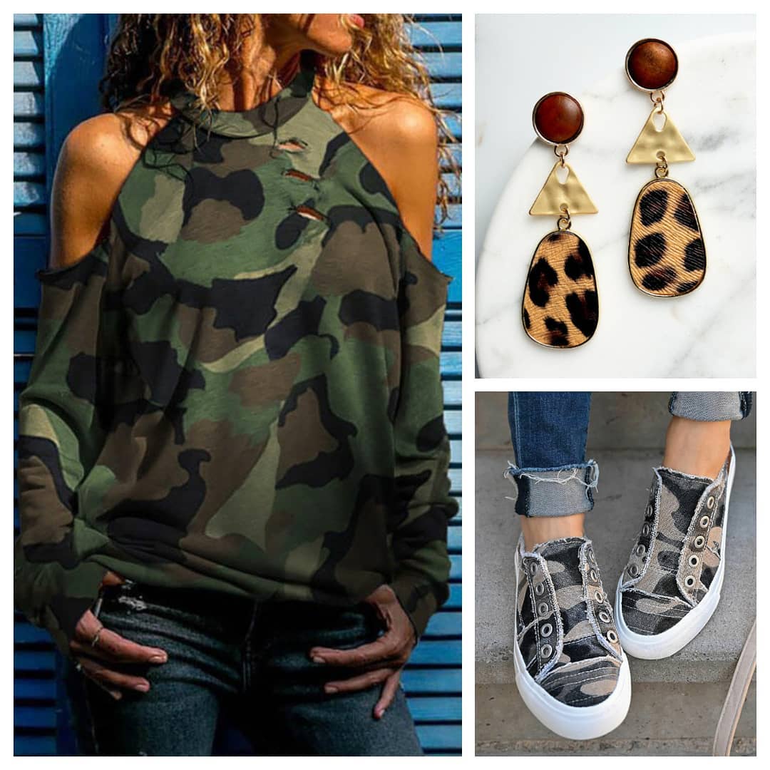 FairySeason - 💙Camouflage is the New BLack!
✨Product ID:478895/463144/477791
🌟Code:S9（$9 off over $99）

Link in the bio👆👆👆
#fairyseason #fairyseasontrend #summeroutfits #camouflage #leopardprint #wome...