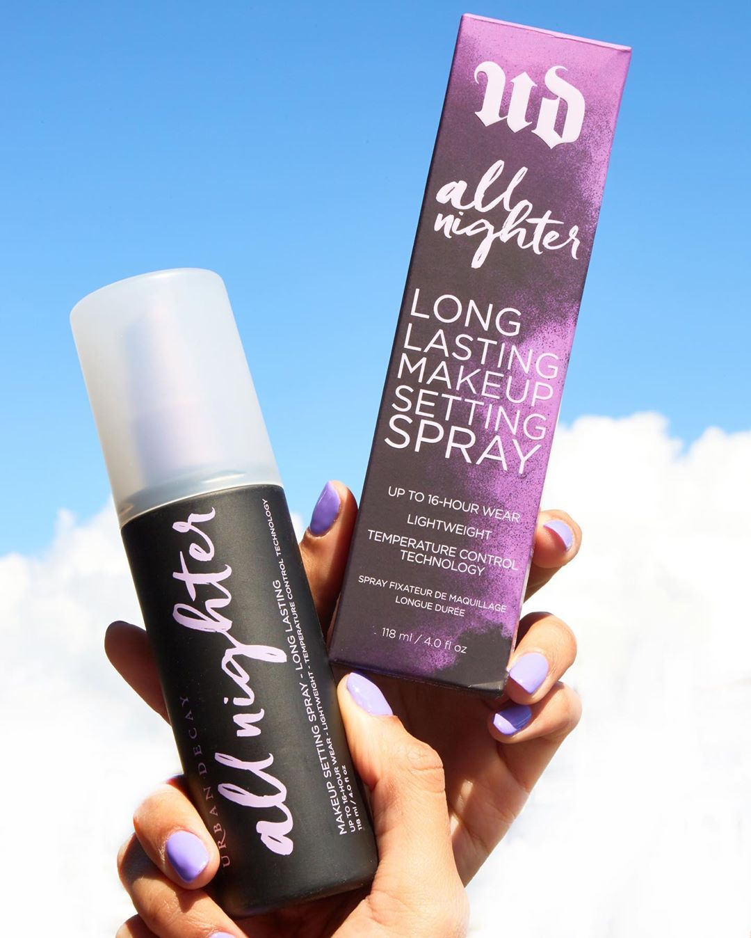 Urban Decay Cosmetics - Don't let your look GHOST YOU this #Halloween! 👻  Pick up All Nighter Makeup Setting Spray to keep your look on lock for up to 16 hours—25% OFF right now on UrbanDecay.com! Tap...