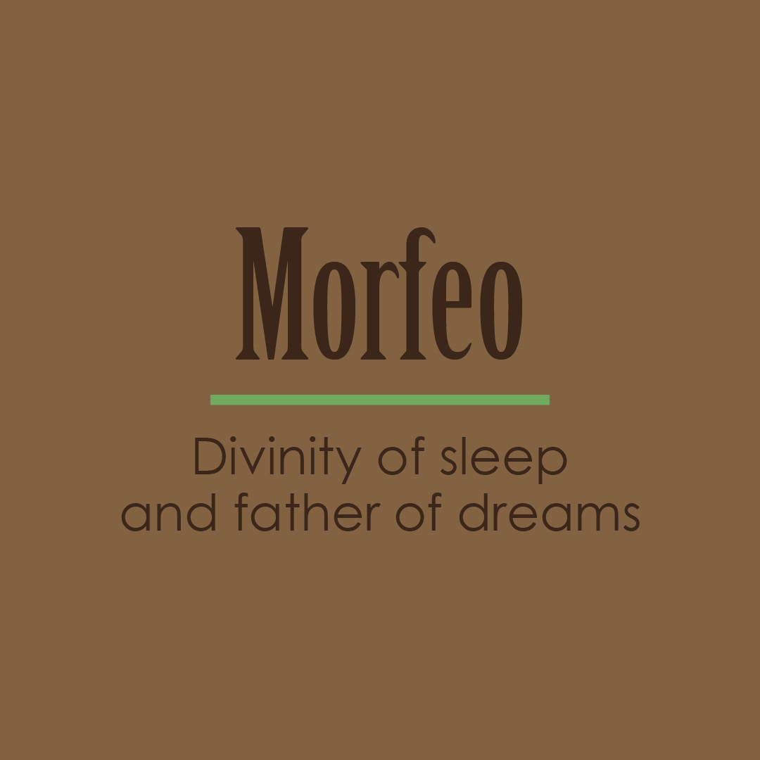 #Barba Italiana - Si narra che Morfeo, grazie alle sue ali, si avvicini lentamente a chi sta dormendo e, senza farsi sentire, riesca ad entrare nella mente assumendo la forma delle persone sognate. No...