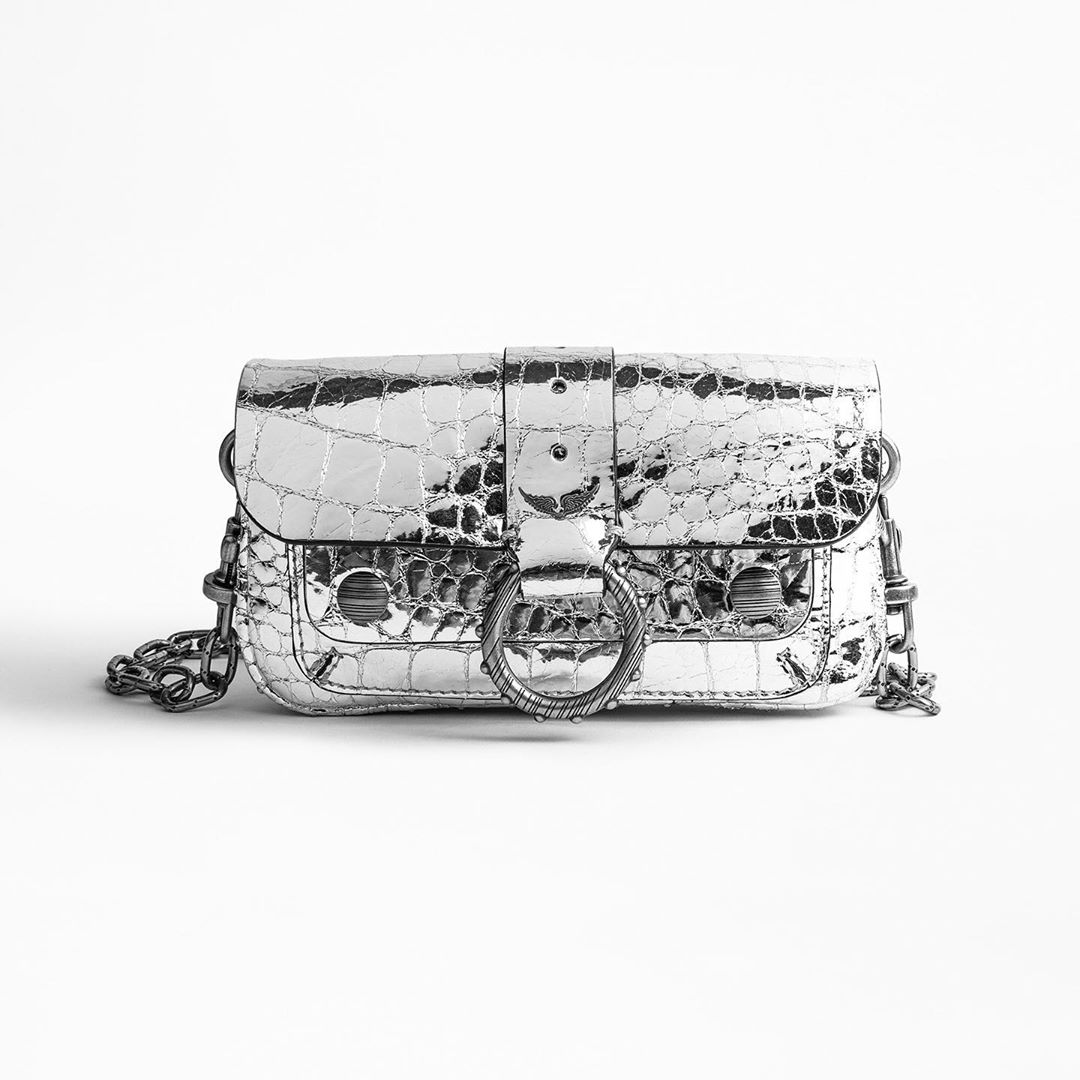 Zadig&Voltaire Officiel - This is the croco Kate wallet. #zvxkate #zadigetvoltaire #katemoss