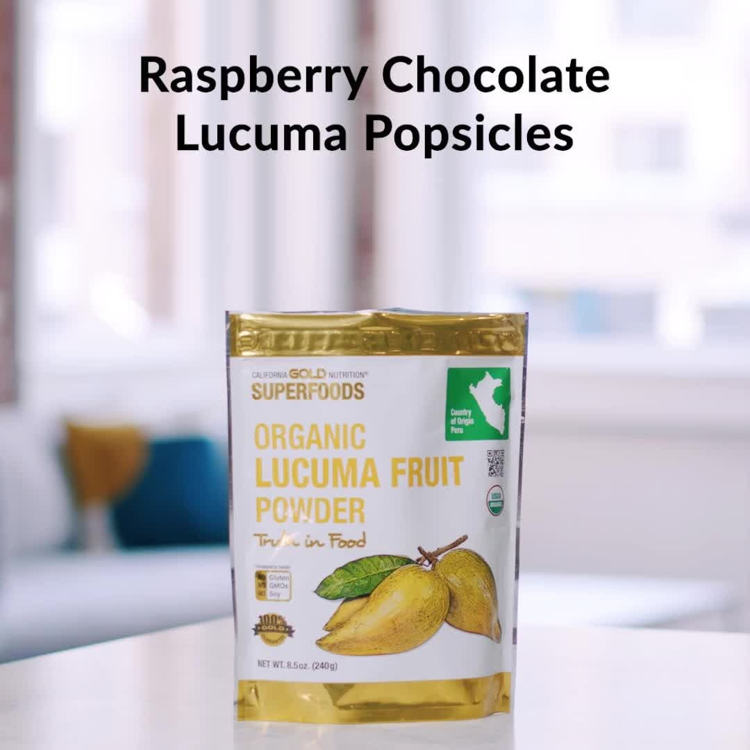 iHerb - Beat the heat with this refreshing popsicle recipe featuring California Gold Nutrition Lucuma Fruit Powder. Not only will you cool down, but this superfruit also supports cardiovascular health...
