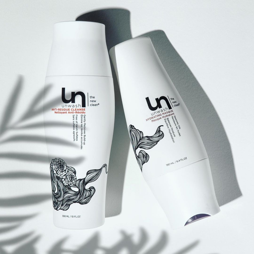 Unwash - Clean Haircare - A one-two punch to build up & dryness! 🙌🏽 Use the Anti Residue Cleanse first to give your hair a thorough cleaning & follow that up with the Hydrating Masque to restore natur...