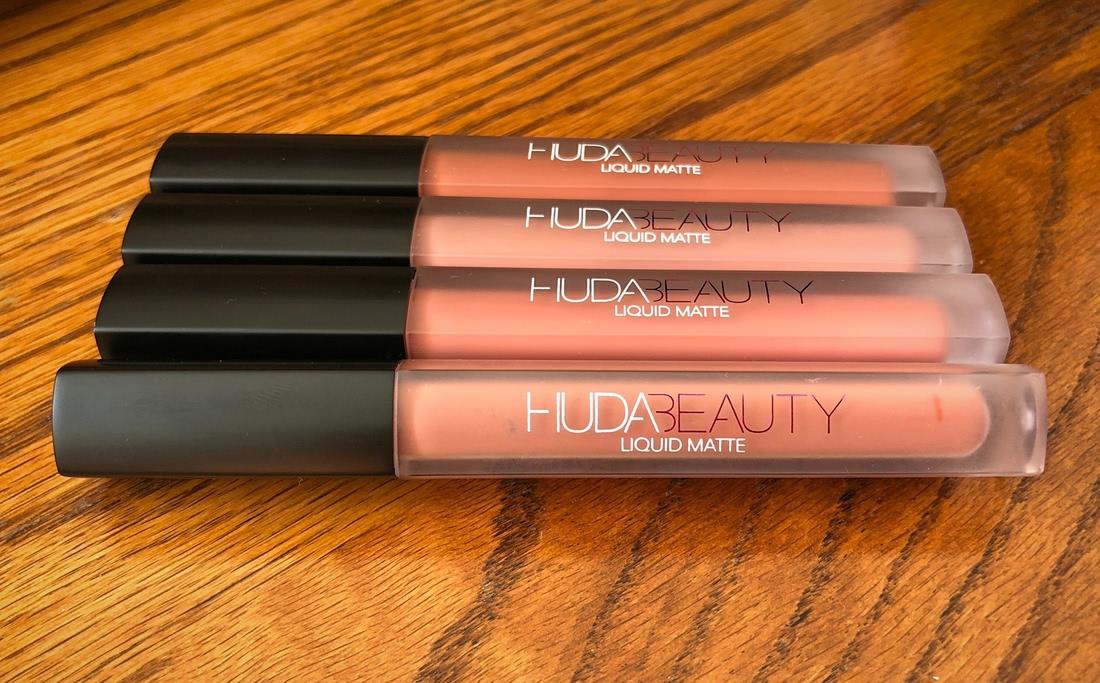 Huda Beauty Liquid Matte: Wifey, Venus, Bombshell, Trendsetter